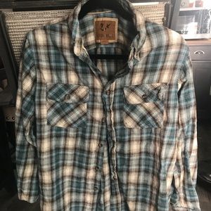 Blue & White Flannel